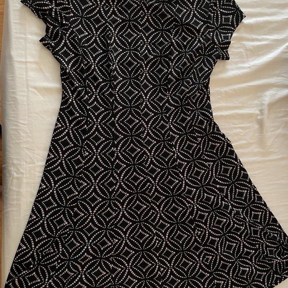 Paneled scooter dress